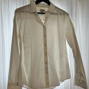 JCrew White Botton Down Blouse